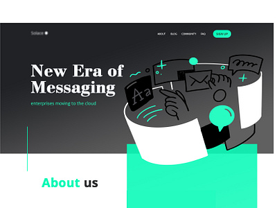 New Era of Messaging by DarkCube Studio on Dribbble