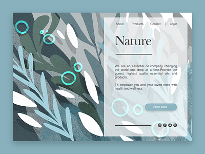 Website Header Illustration 2d darkcube digitalart drawing header illustration illustration landing page pattern ui vector website design