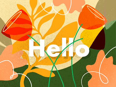 Hello Autumn Illustration