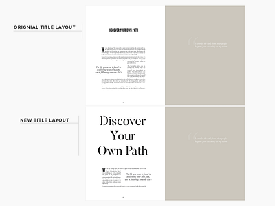 Volume 34 Title Change Options 3vies design magazine page layout print print design product design typography