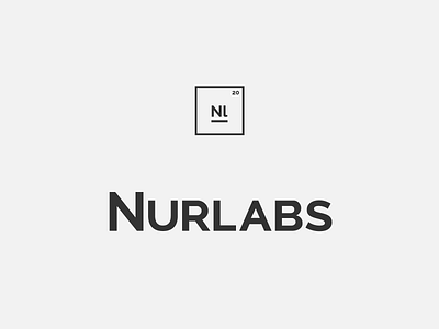 Nurlabs logo design branding design logo med tech medical tech