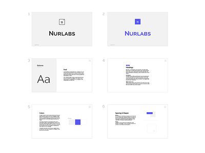 Nurlabs Branding Slide Deck Share-out branding clientwork design logo med tech medical tech