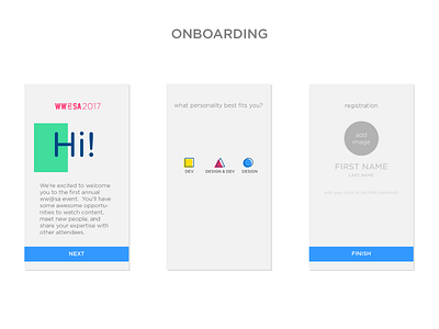 WW@SA 2017 App Onboarding