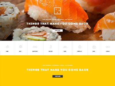 Tab - Restaurant Theme design food restaurant theme website