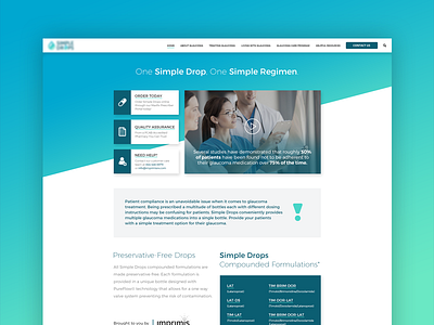 Pharmacy Homepage Design gradient homepage pharmacy simple web design