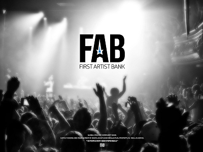 Fab branding first artist bank logo