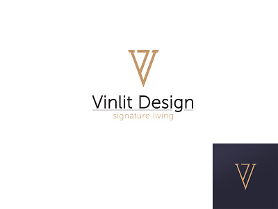 Vinlit Design interior logo luxury