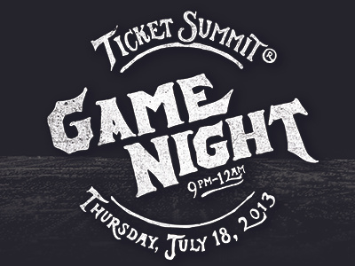 WIP for Ticket Summit handlettering lettering