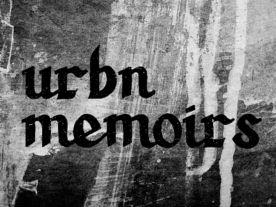 urbn memoirs handlettering illustration lettering