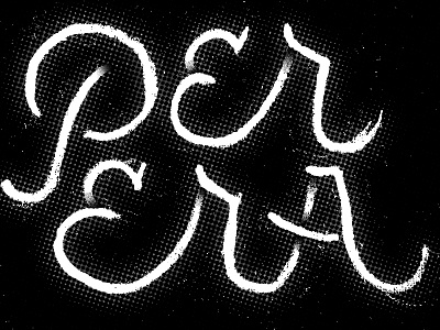 Per Era handlettering lettering