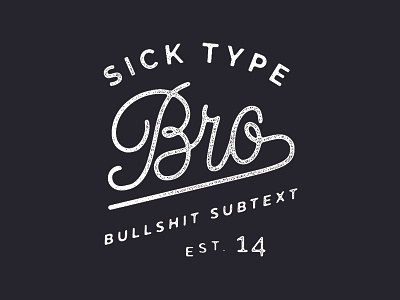 Sick Type lettering trend