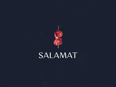 Salamat logo logotype manufacturer meat products sausage