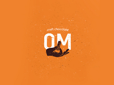 OM craft chocolate chocolate craft logo logotype om work