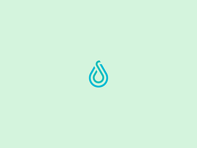 Scent Australia drop letter s logo organic