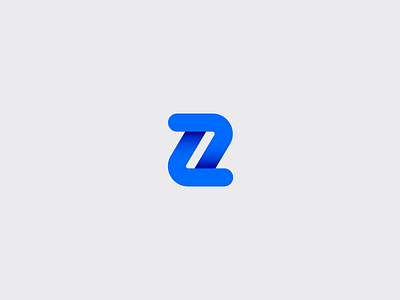 Zamora blockchain letter z logo sign