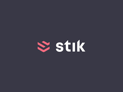 Stik branding design icon letters logo logotype sign