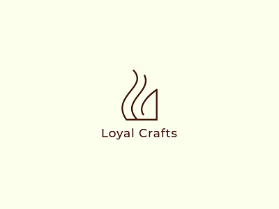 Minimal L Logo - Loyal Crafts Logo Design for Crafting Company abcdefghijklm best l logo best logo designer brand identity branding coloring flat logo icon idenity l logo letter letter logo logo logofolio minimalist minimalist logo minimalistic nopqrstuvwxyz vector visual identity