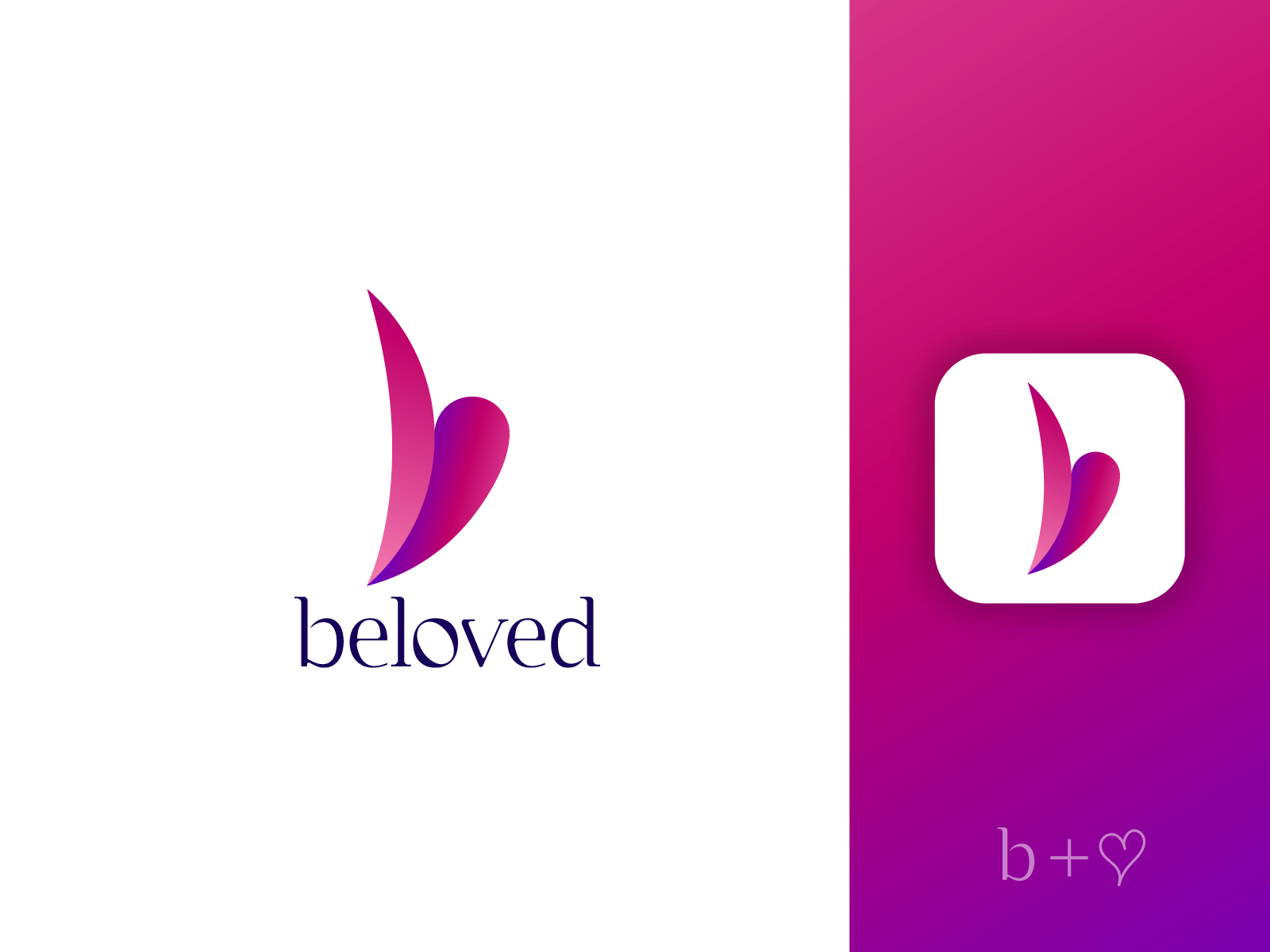 Modern Logo - beloved Modern Logo Design for marriage agency