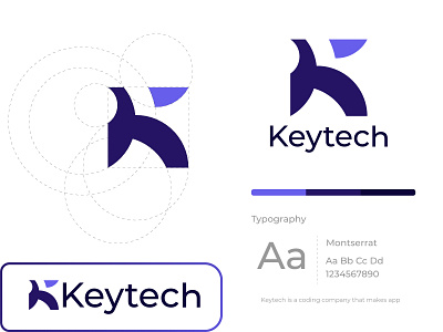 Modern Logo - Keytech Modern Logo Design for Tech Company abstract logo branding branding design business logo colorful icon design k letter logo key logo logo logo design logo design branding logodesign logos logotype minimal minimalist logo modern modern logo vector visual identity