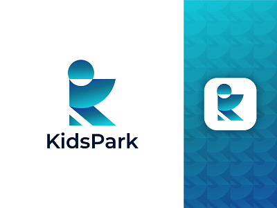 Modern Logo - KidsPark Logo Design for Kids Clothing Company branding branding design business logo colorful icon design k letter logo k logo kids logo logo logo design logo design branding logo exploration logodesign logos logotype minimal minimalist logo modern modern logo visual identity