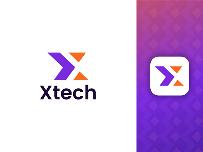 X Modern Logo - Xtech Modern Logo Design for Tech Company
