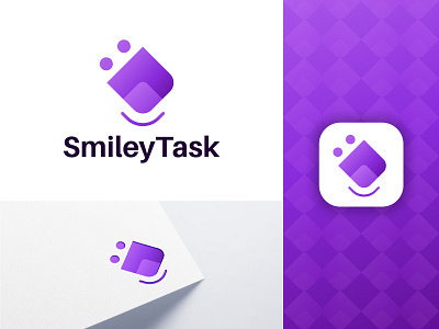 Modern Logo - SmileyTask Modern Logo Design for Task Manager