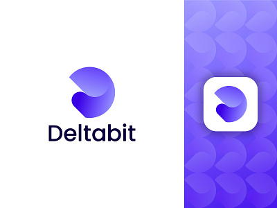 D letter logo- Deltabit Modern Logo Design | IT Logo | App Icon