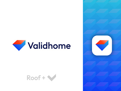 V Modern Logo - Validhome Modern Logo Design for Real Estate