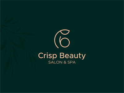 Crisp Beauty | Salon logo | Spa Logo | Feminine Logo