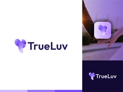 Modern Logo | TrueLuv Modern Logo Design for Marriage Agency