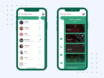 Whatsapp Mobile App Redesign Concept