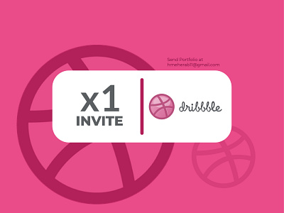 dribbble design dribbble dribbble invite graphic design illustration invite giveaway invites