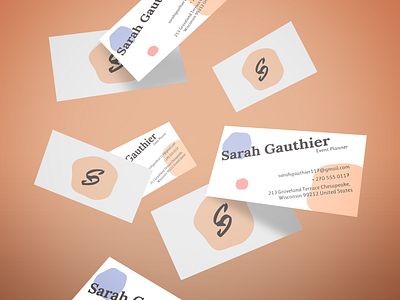 Name Card Design businesscard colors creative design fun info logo name card pastel pastel colors