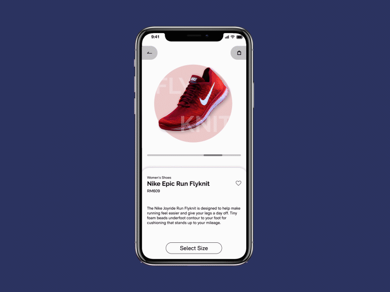 Nike App Product Page