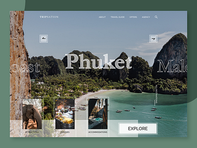 Travel Guide Website design explore travel travelling trip ui user experience user interface ux web website website design