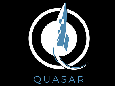 Quasar Logo 1 - #Dailylogochallenge 1/50 dailylogochallenge design graphic design logo