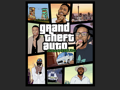 GTA Johannesburg concept of my friends