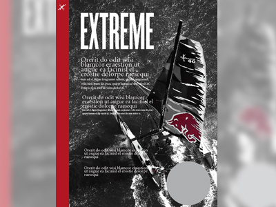 Test Mag boat magazine monotone red sailing