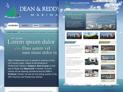 Dean & Reddyhoff homepage circa 2009