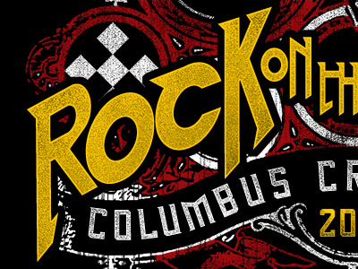 Rock On The Range columbus design festival graphic graphic tee jeff jeff rigsby merch ohio rigsby rock on the range t shirt