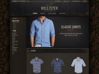 Hollister Category Page