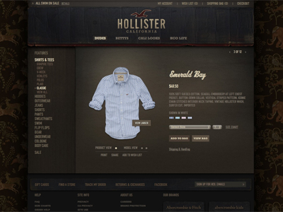 Hollister web on sale