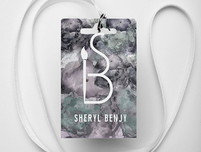 identification card design Sherylbenjy project brand branding design designer graphic graphic design graphicdesigners identity minimal mockup