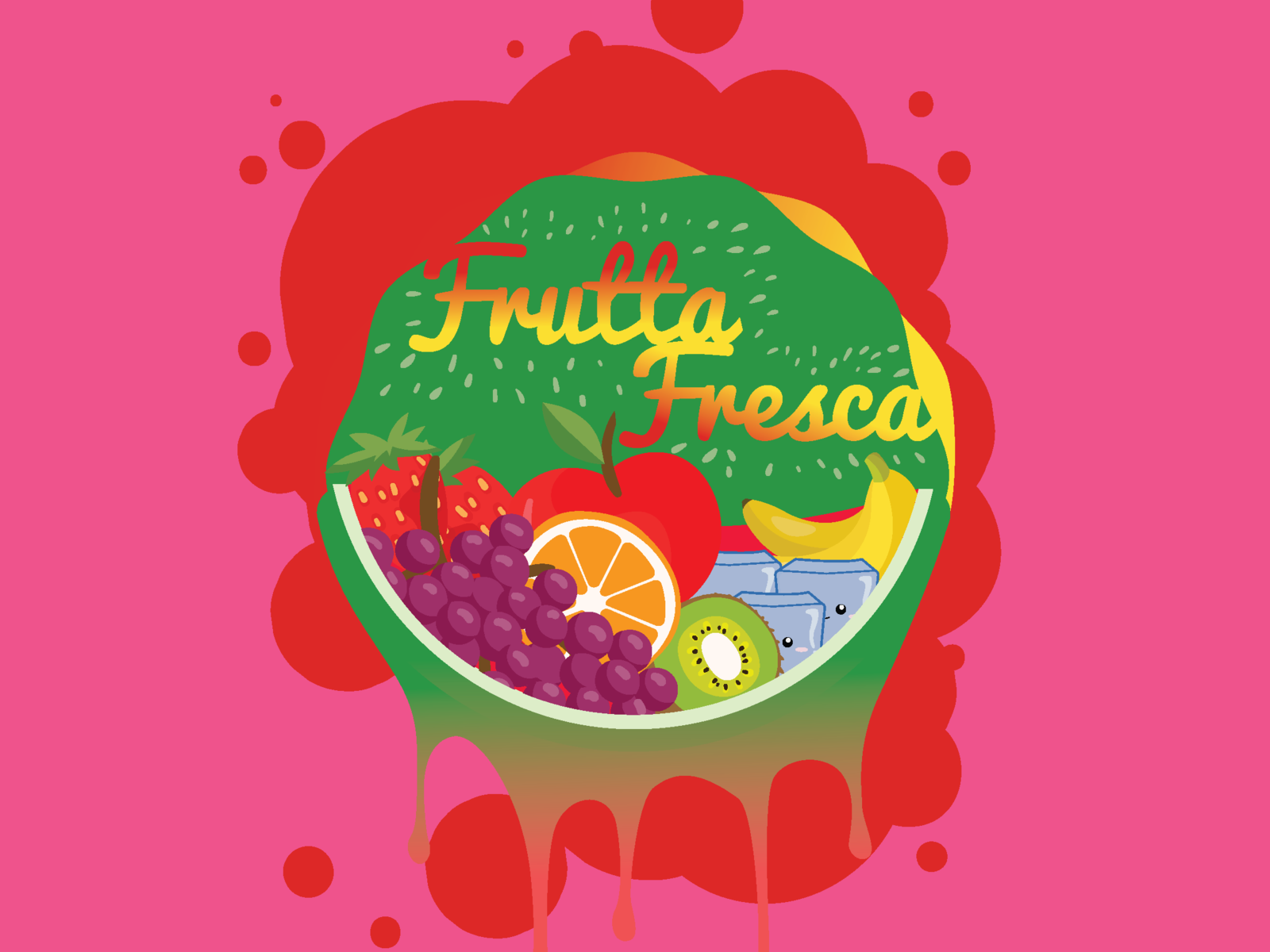 Fruit Salad Logo by Ilham Arifin Pambudi ilham53.2017 on Dribbble