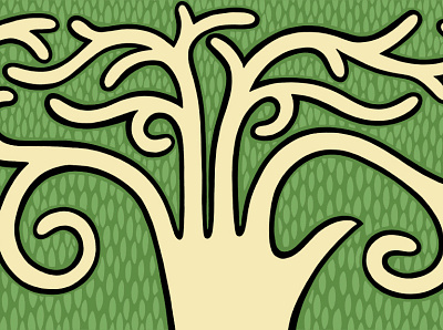 new growth drawing green growth illustration