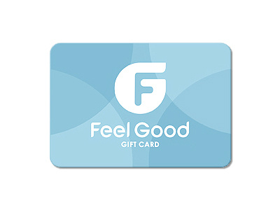 Feel Good f feel good g gift card logo