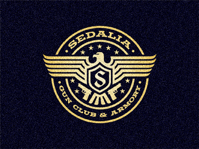 Sedalia Gun Club & Armory armory eagle gun logo sedalia