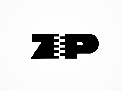 Zip logo logomotive zip zipper