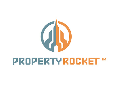 PROPERTY ROCKET logo logomotive p property r rocket