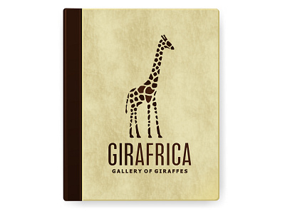 GIRAFRICA africa girafee logo logomotive.